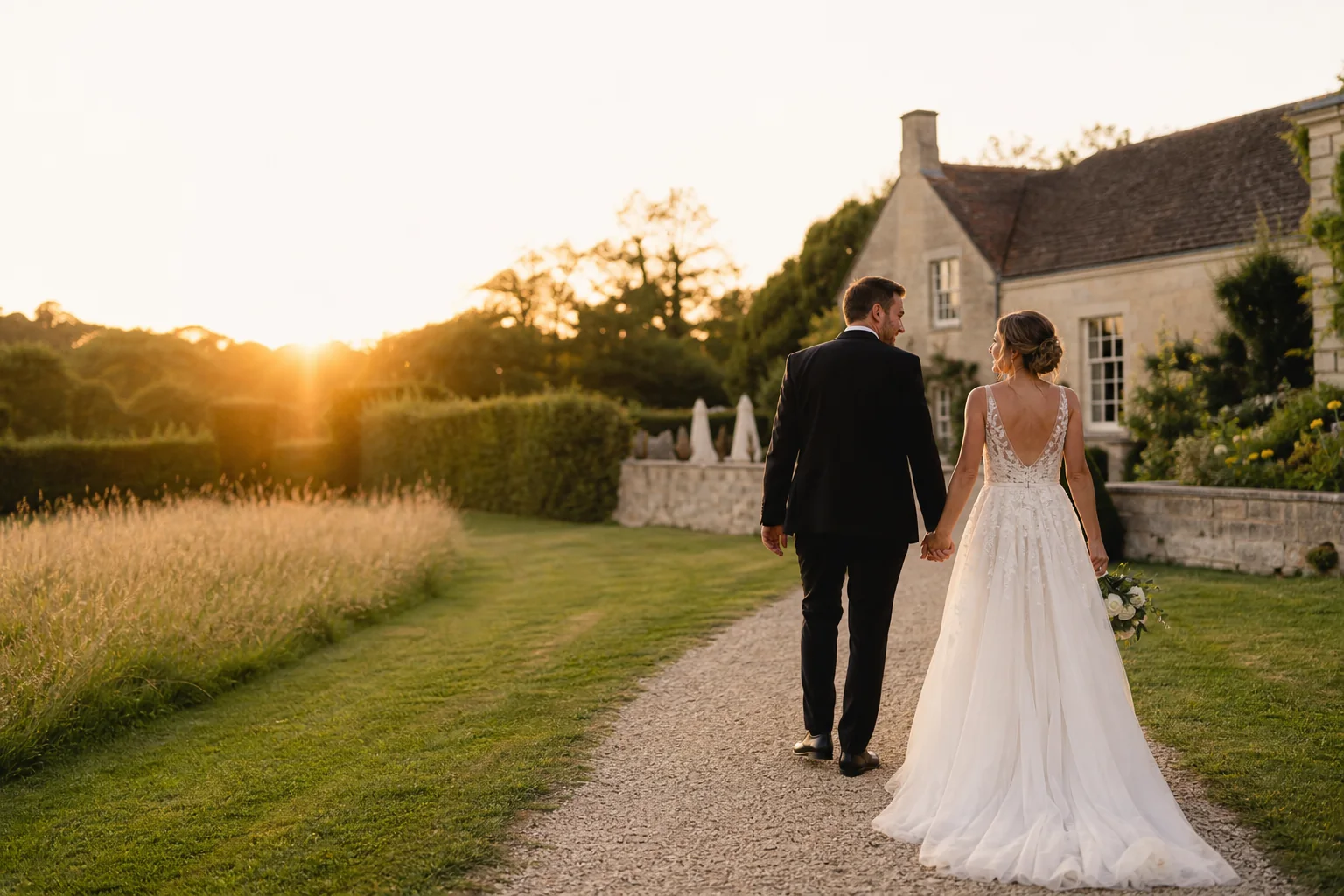 Sophie and James at sunset